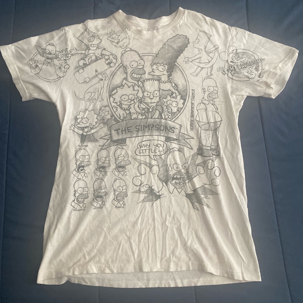 Liquid Blue The Simpson vintage Graphic T